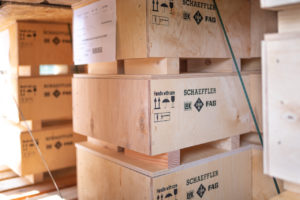 Exportkisten aus Holz nach IPPC-Norm